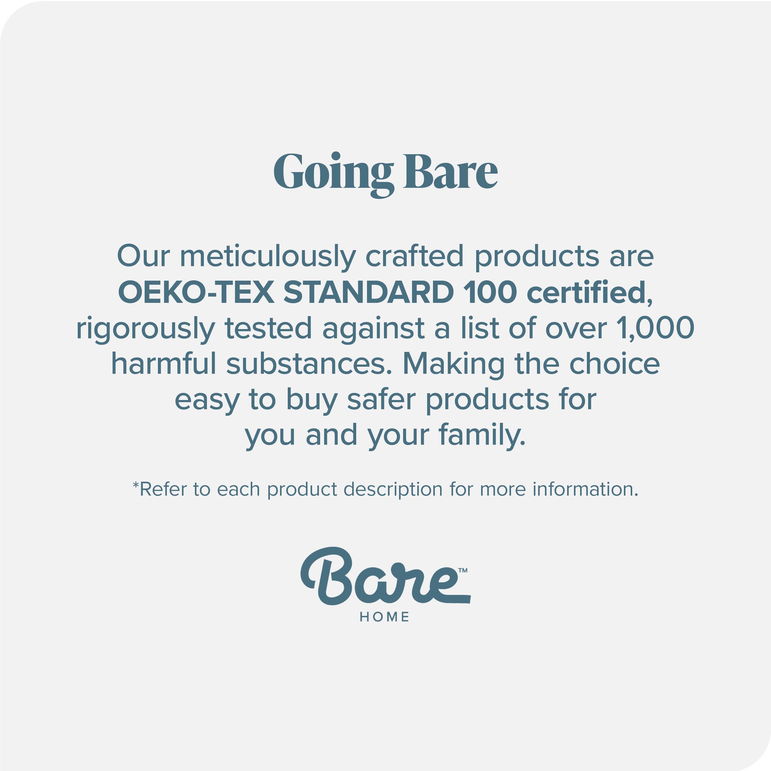 Bare Home machine-washable microfiber sheet demonstrates easy care.