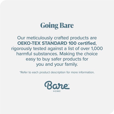 Bare Home machine-washable microfiber sheet demonstrates easy care.