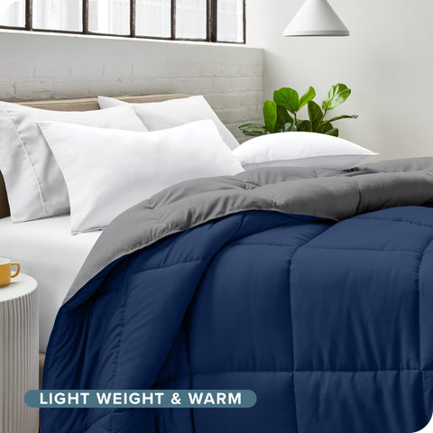 Bare Home queen comforter is easy to care for with standard washing.