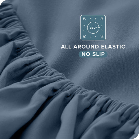 Bare Home deep-pocket design gripping a thick mattress securely.