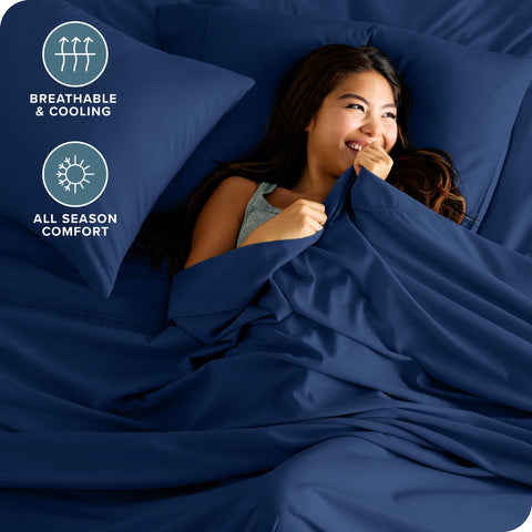 Bare Home queen pillowcases 20x30 deliver soft, skin-friendly sleep.