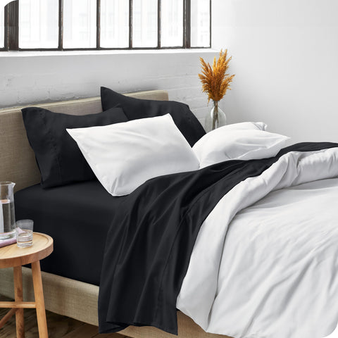 Available in black to suit modern bedroom styles.