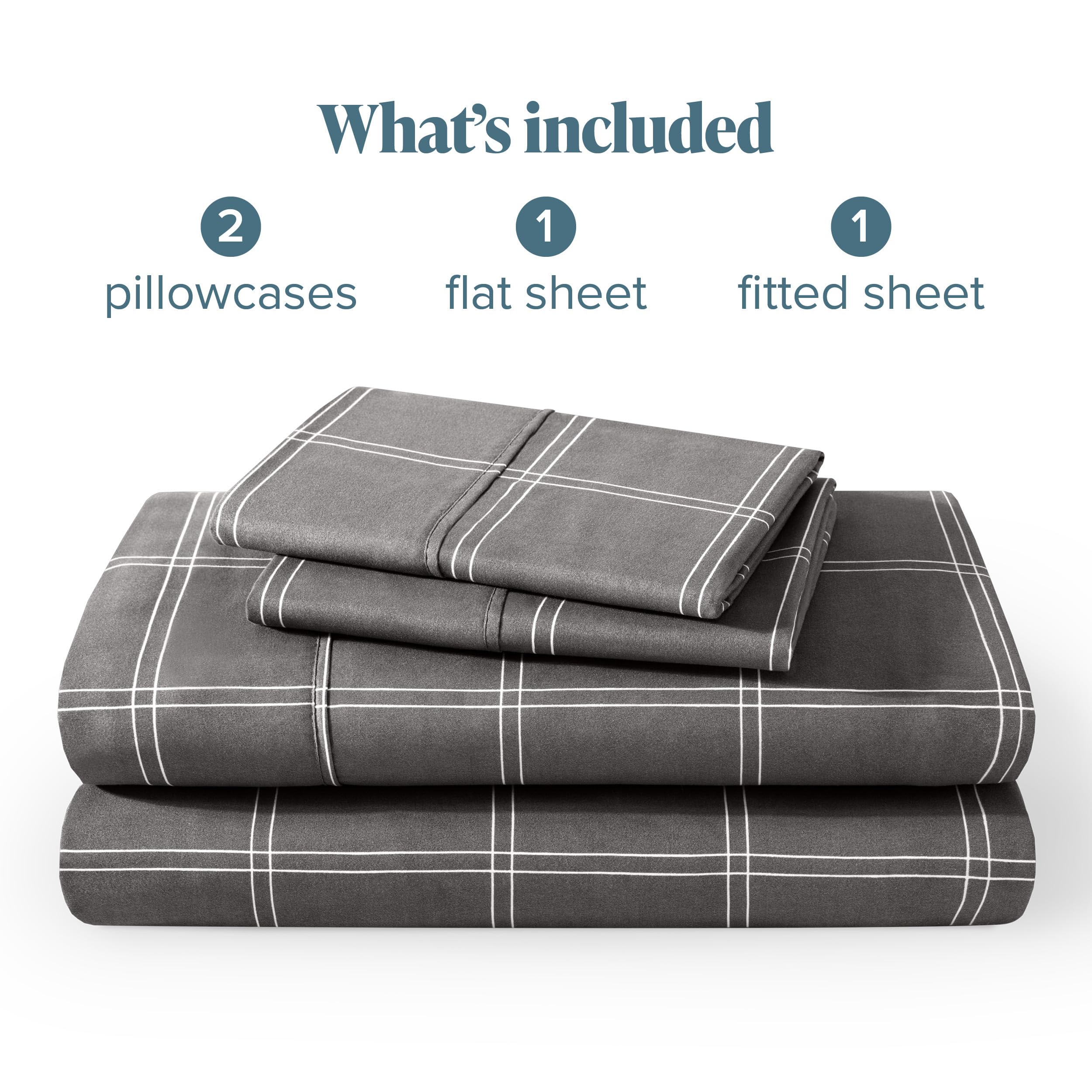 Bare Home deep pockets fit mattresses from six to fifteen inches.