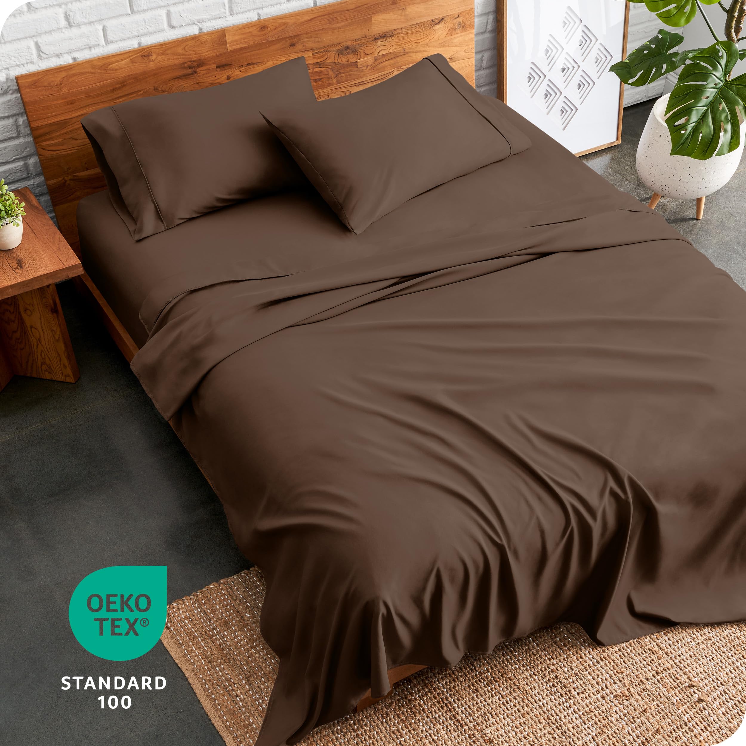 Bare Home easy-care sheets are machine washable and quick to dry.
