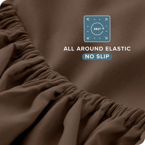Bare Home soft microfiber texture feels light and breathable against skin.