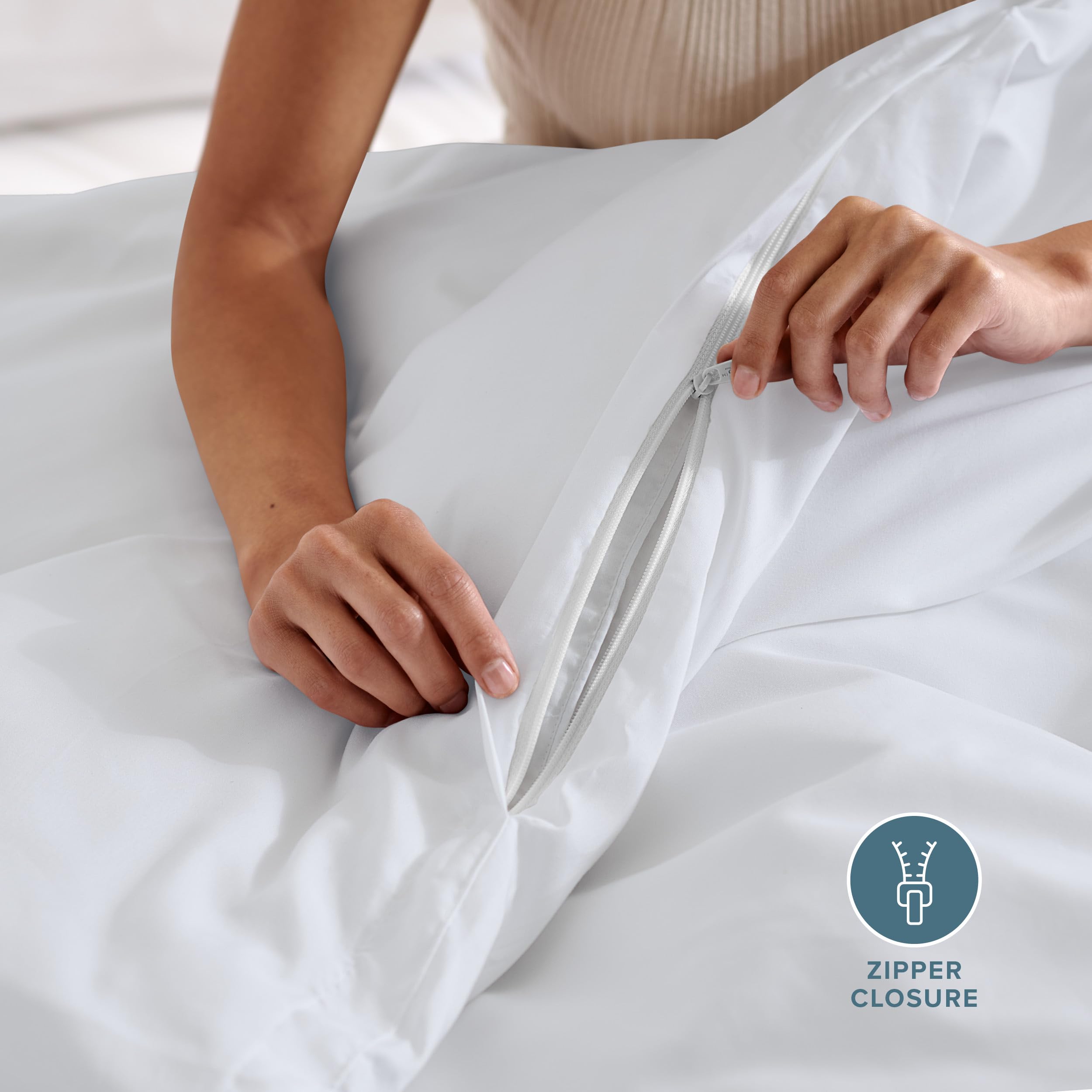 Bare Home soft, lightweight bedding for year-round comfort.