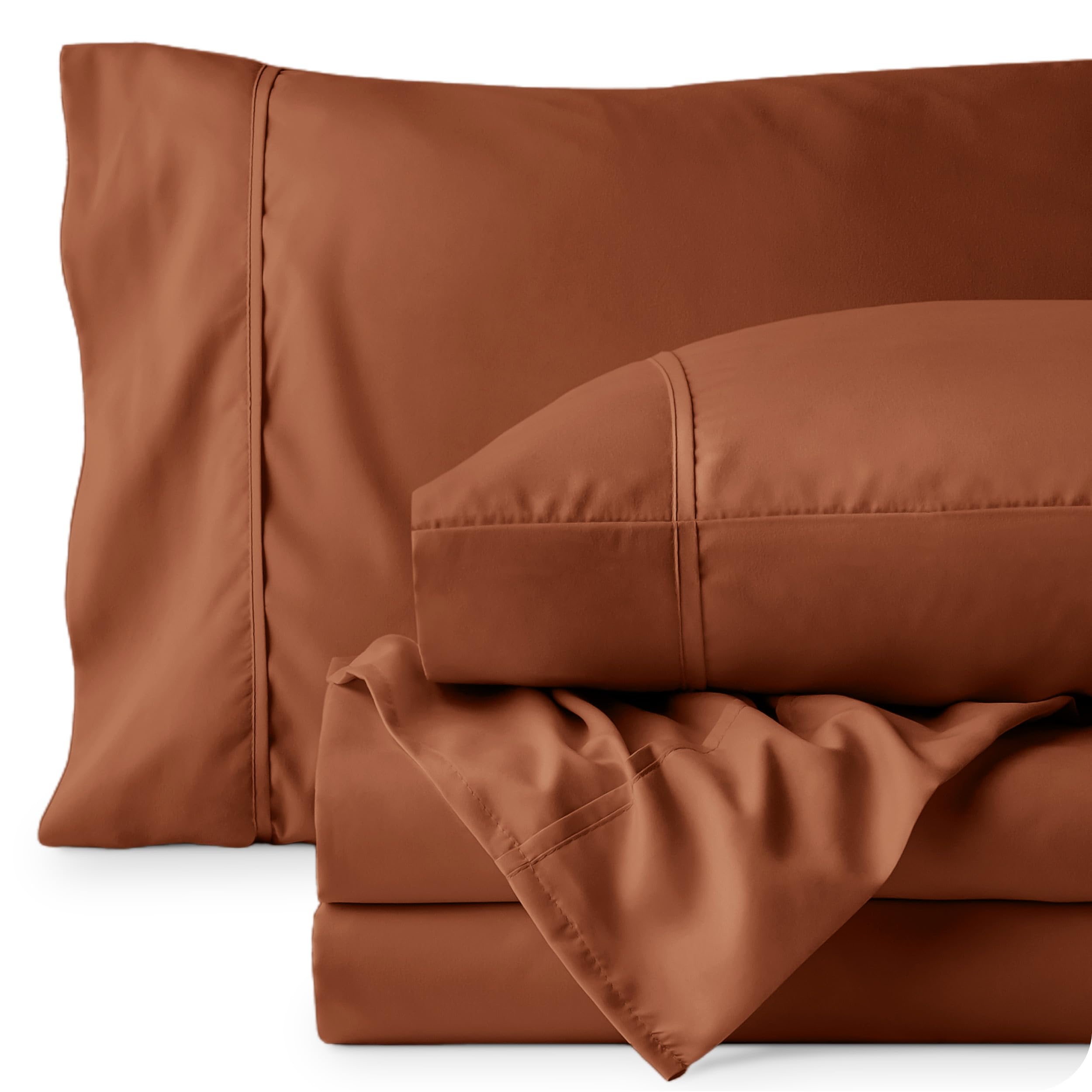 Close-up of Bare Home microfiber weave shows breathable, lightweight feel.