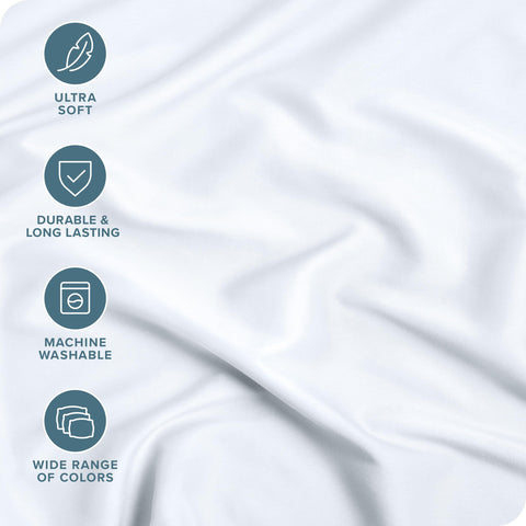 Bare Home Twin XL bottom sheet on mattress shows snug fit for a deep pocket.