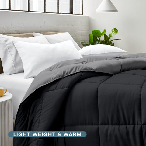 Bare Home twin xl comforter easy-care design fits standard washers