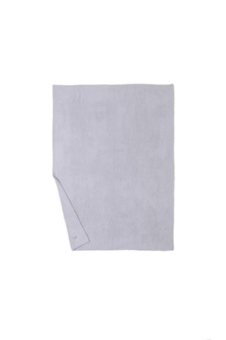Barefoot Dreams CozyChic Throw folded neatly for easy storage.
