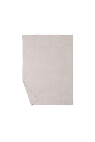 Barefoot Dreams CozyChic Throw Stone folded neatly on display