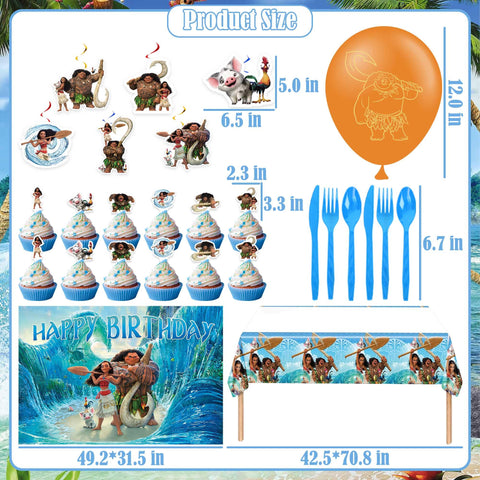 Barfen backdrop and tablecloth set creates immersive party scenes and tidy serving areas.