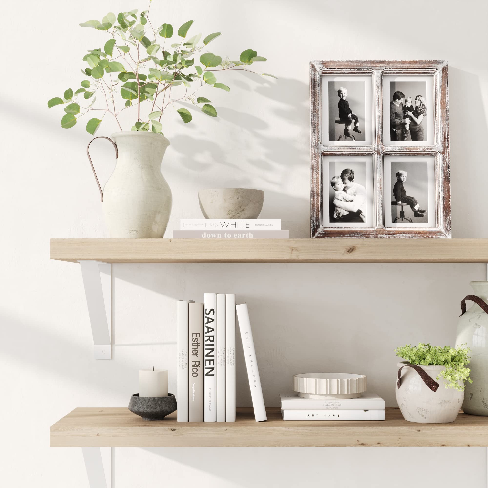 Barnyard Designs frame shown hanging vertically for versatile arrangement