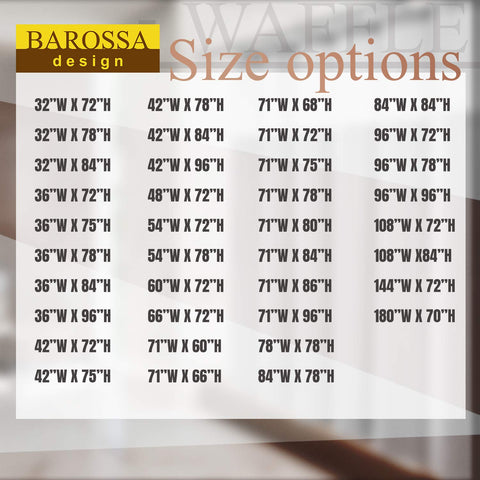 Barossa Design water-repellent curtain dries quickly after showers