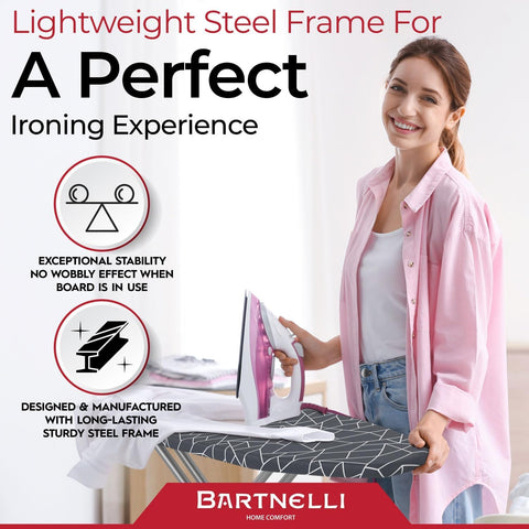 Bartnelli alloy steel frame offers sturdy daily stability.