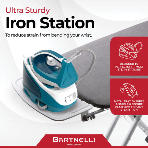 Bartnelli four-layer heat-resistant cover for a smooth finish.