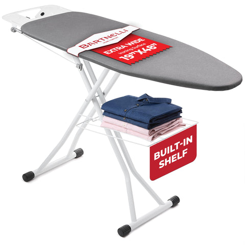 Bartnelli accessories shelf keeps sprays within arm's reach.