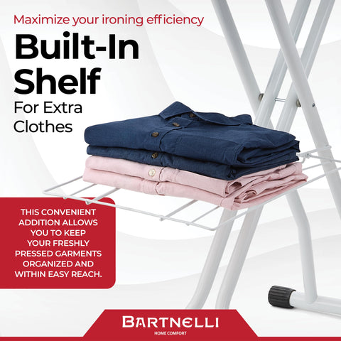 Bartnelli non-slip feet secure footing on any floor.