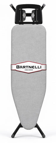 Bartnelli smooth folding system reduces bending during ironing sessions.