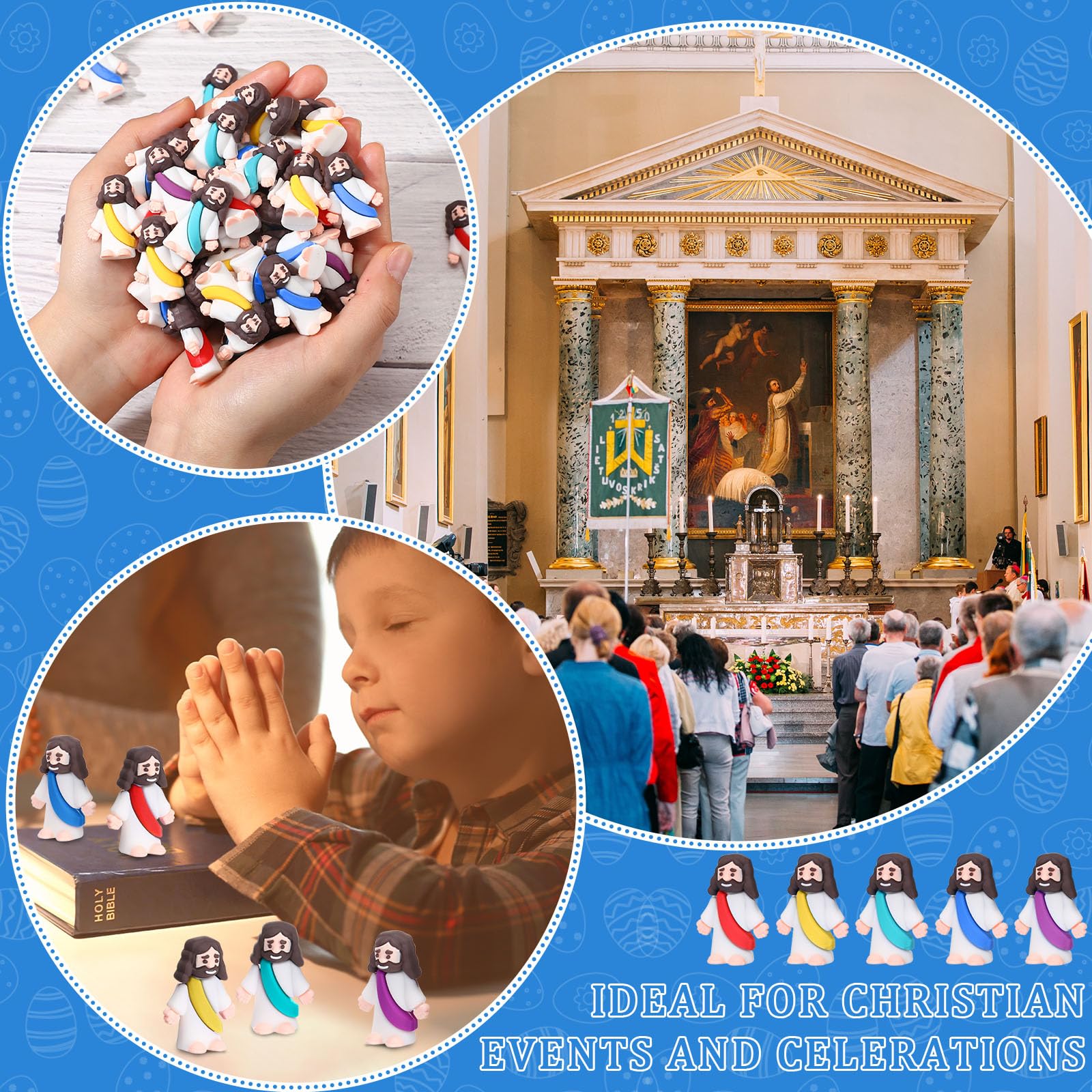 Barydat church decor figurines suitable for tables and mantels.