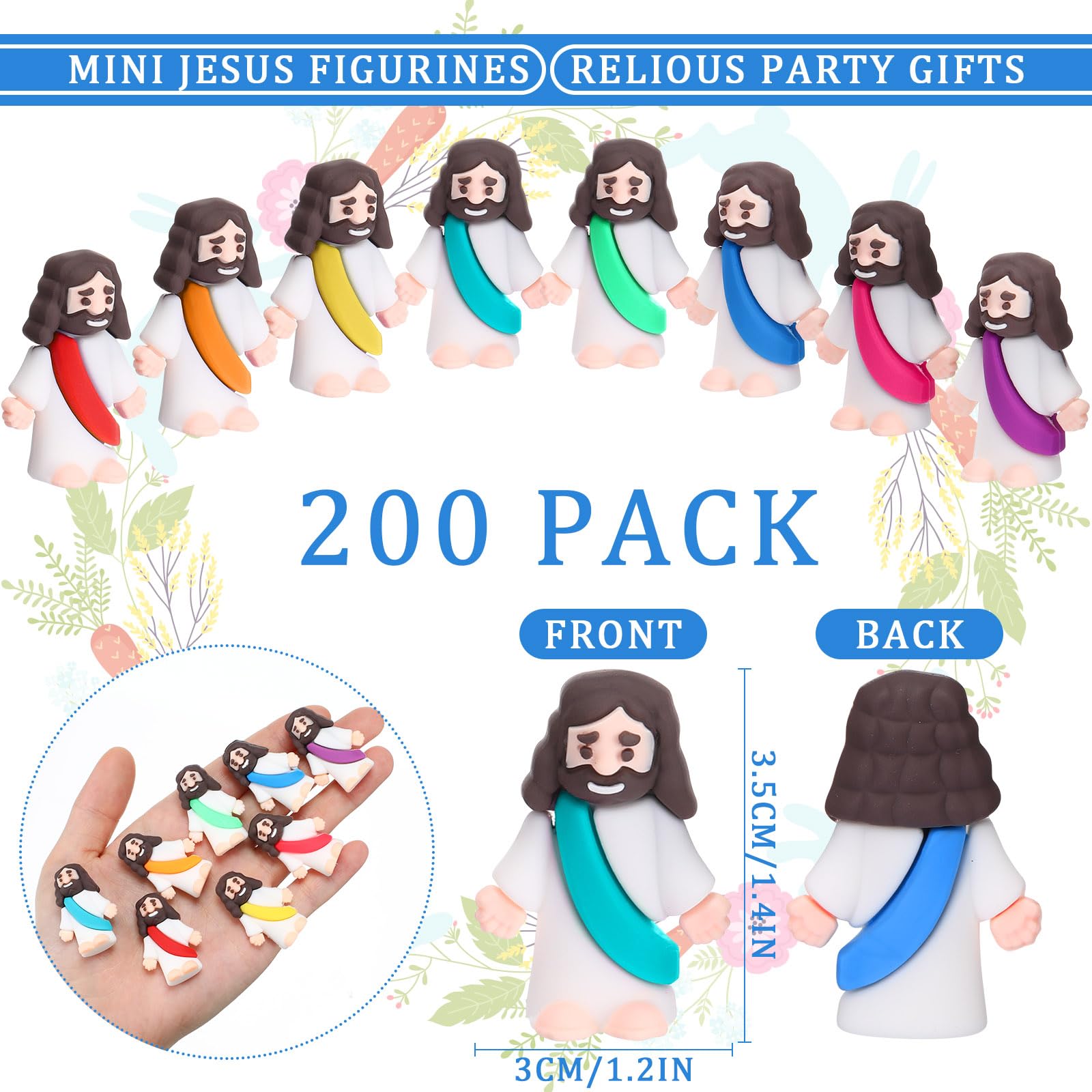 Barydat Easter Jesus toy bulk ideal for Sunday School activities.