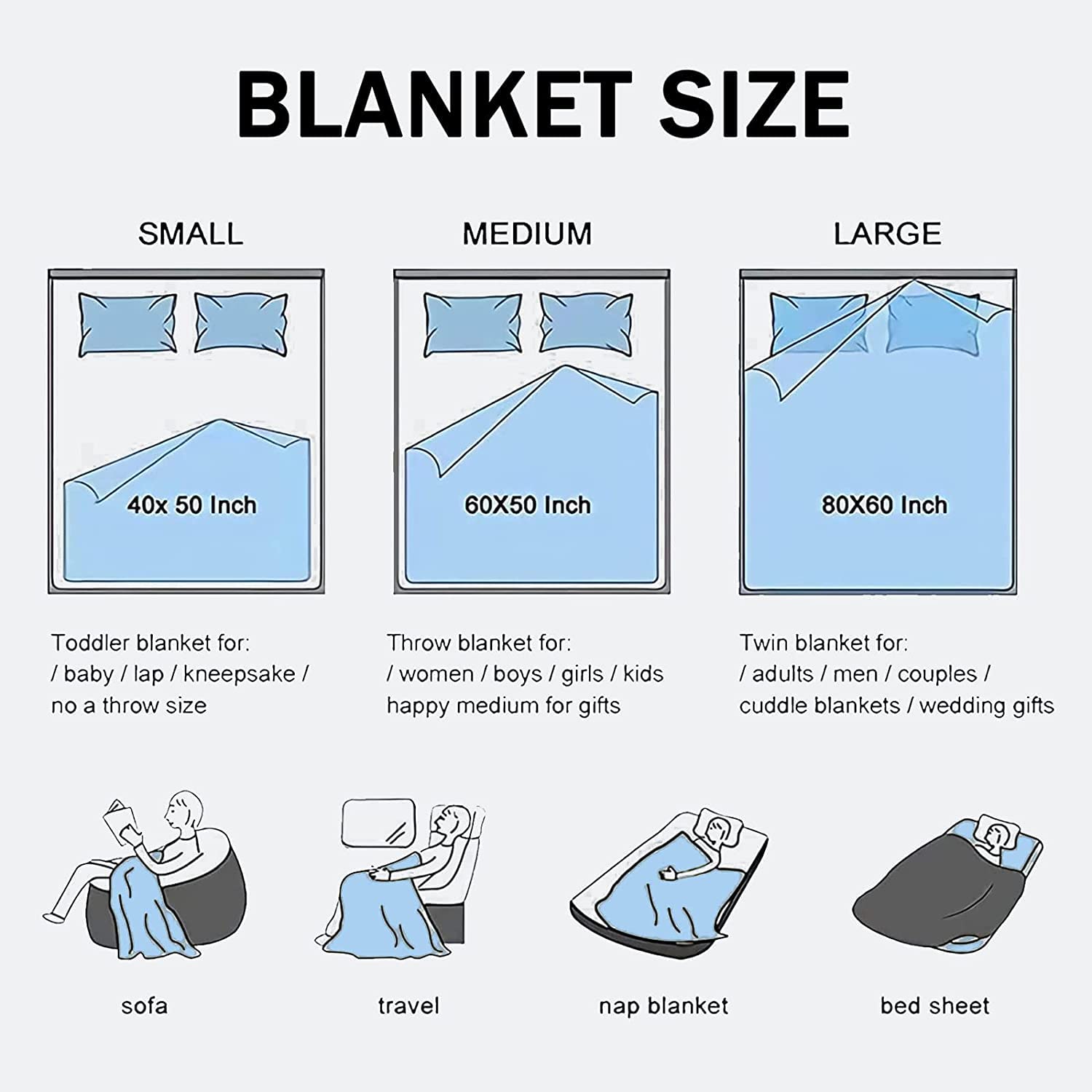 Basao machine-washable soft blanket for easy care.