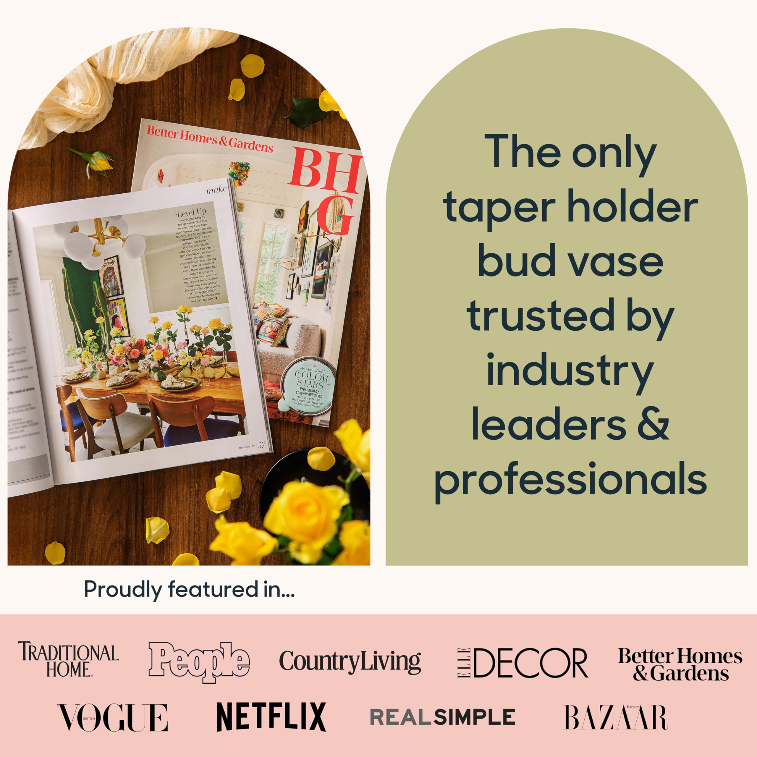 Base Vase wedding table setup adds elegance to reception décor