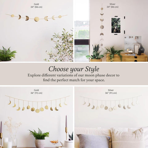 BASE ROOTS celestial wall art, chimes softly with wind for a dreamy vibe.