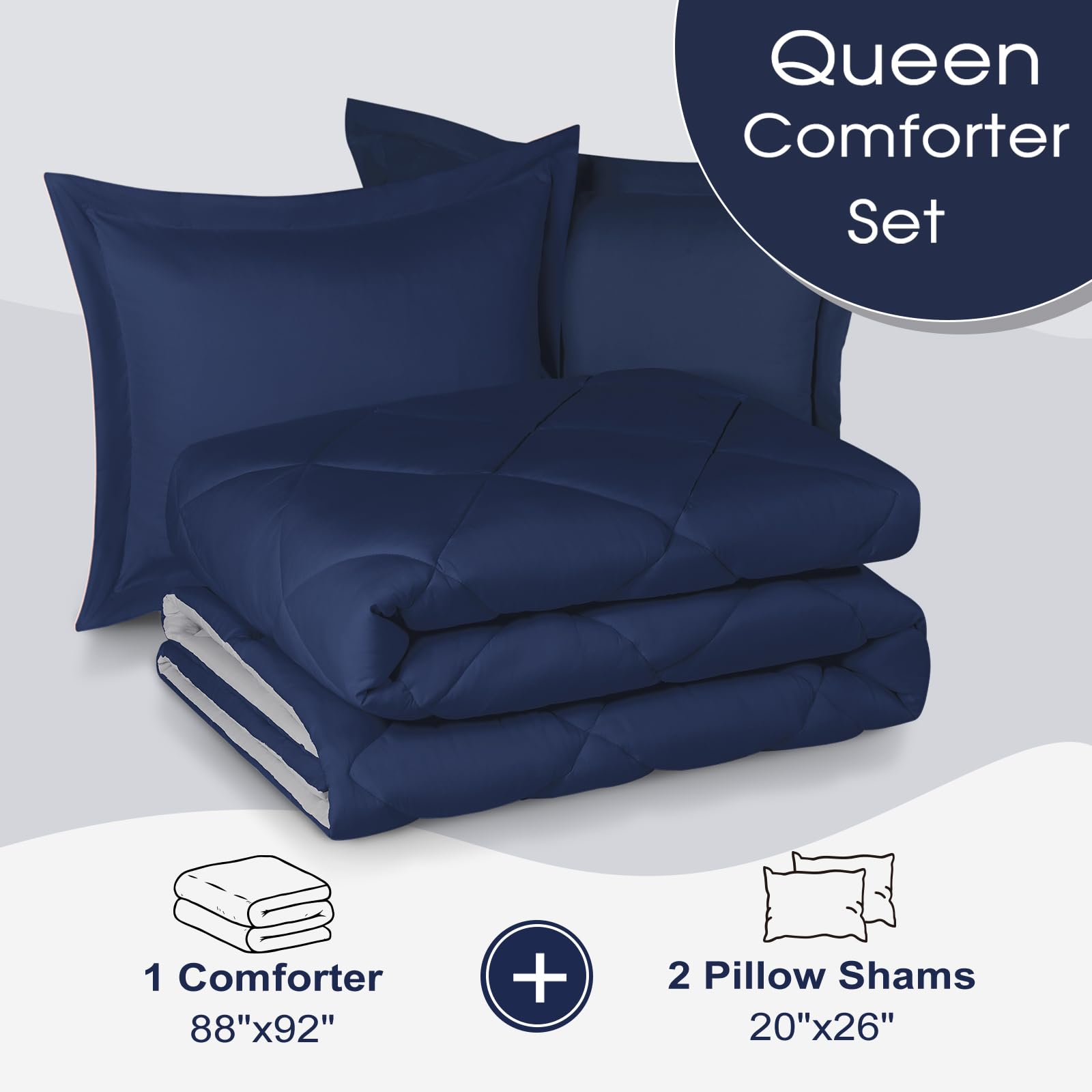 Basic Beyond care-friendly machine washable set simplifies cleaning and maintenance.