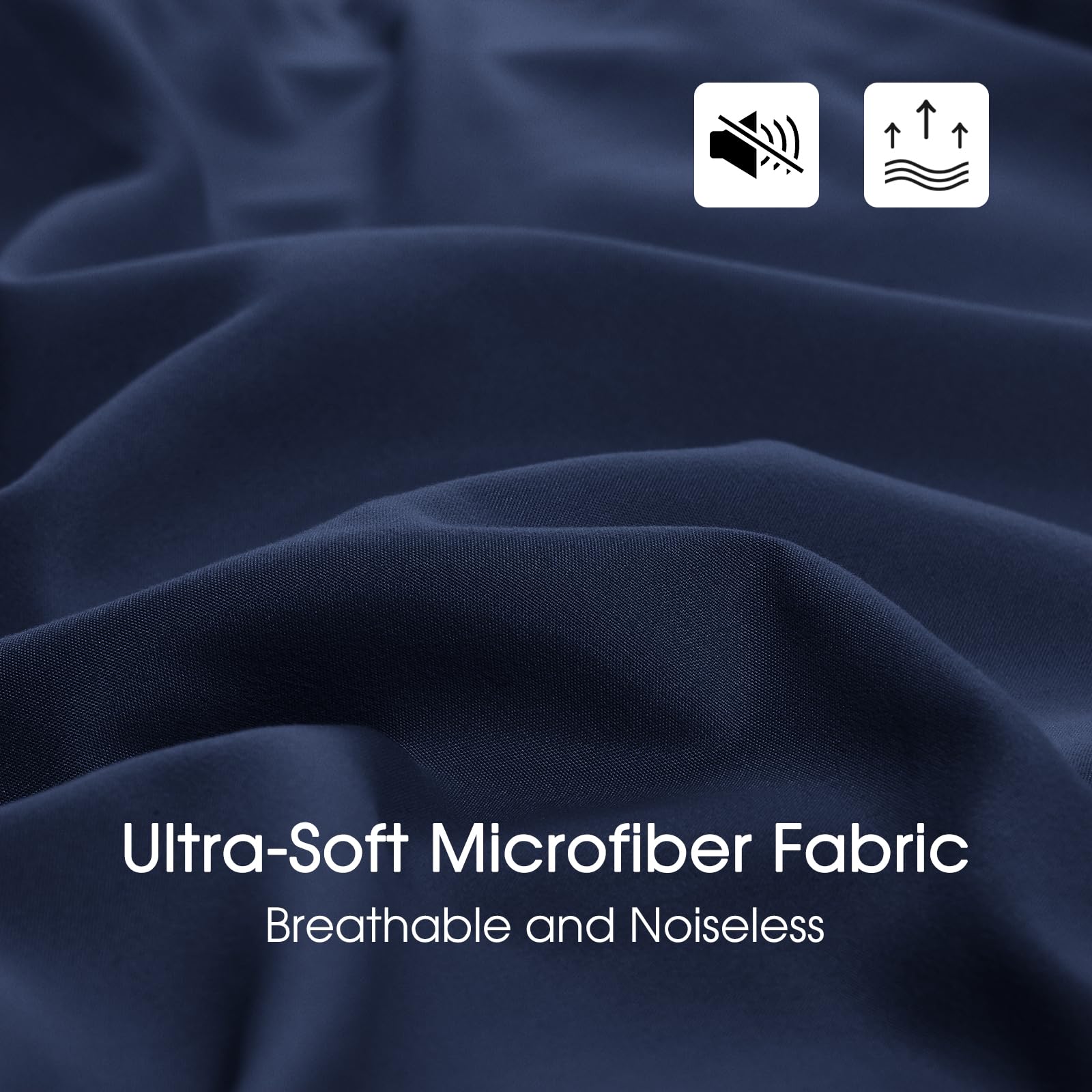 Basic Beyond invisible zipper detail enables easy bed linen changes.