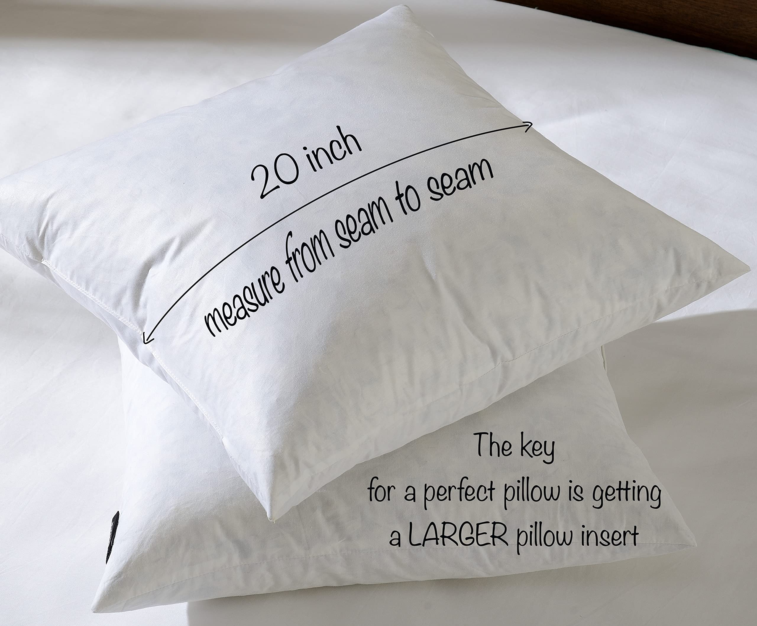 Basic Home 233TC cotton cover with inner liner for easy care.