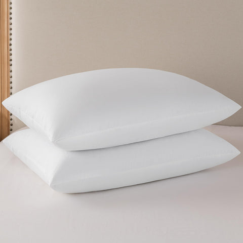 Basic Home Goose Feather & Down Pillow odorless design for sensitive noses.
