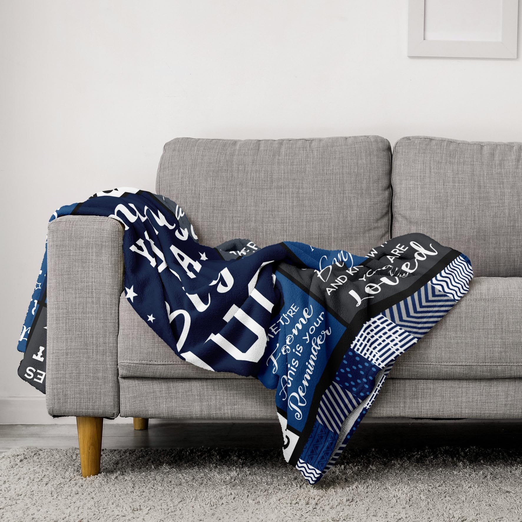 Basiole blanket showcasing generous 60x50 inch design for versatile wrapping.