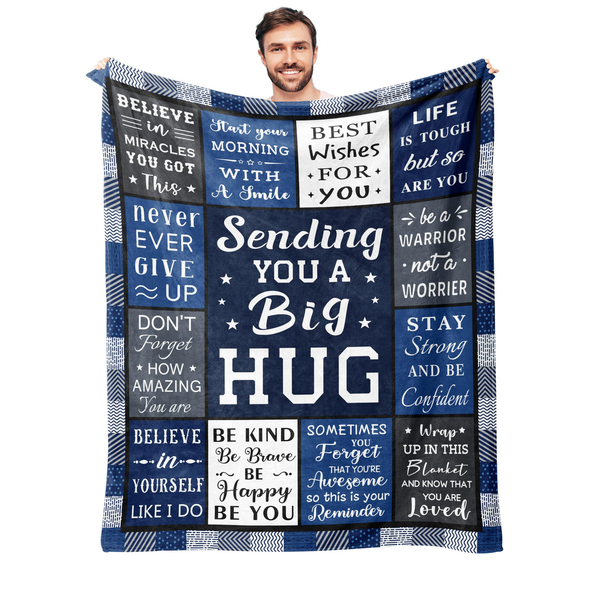 Basiole Get Well Blanket, meaningful gift for recovery and cozy comfort.