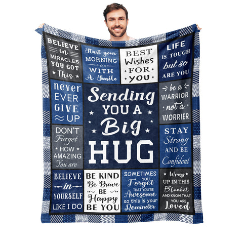 Basiole Get Well Blanket, meaningful gift for recovery and cozy comfort.