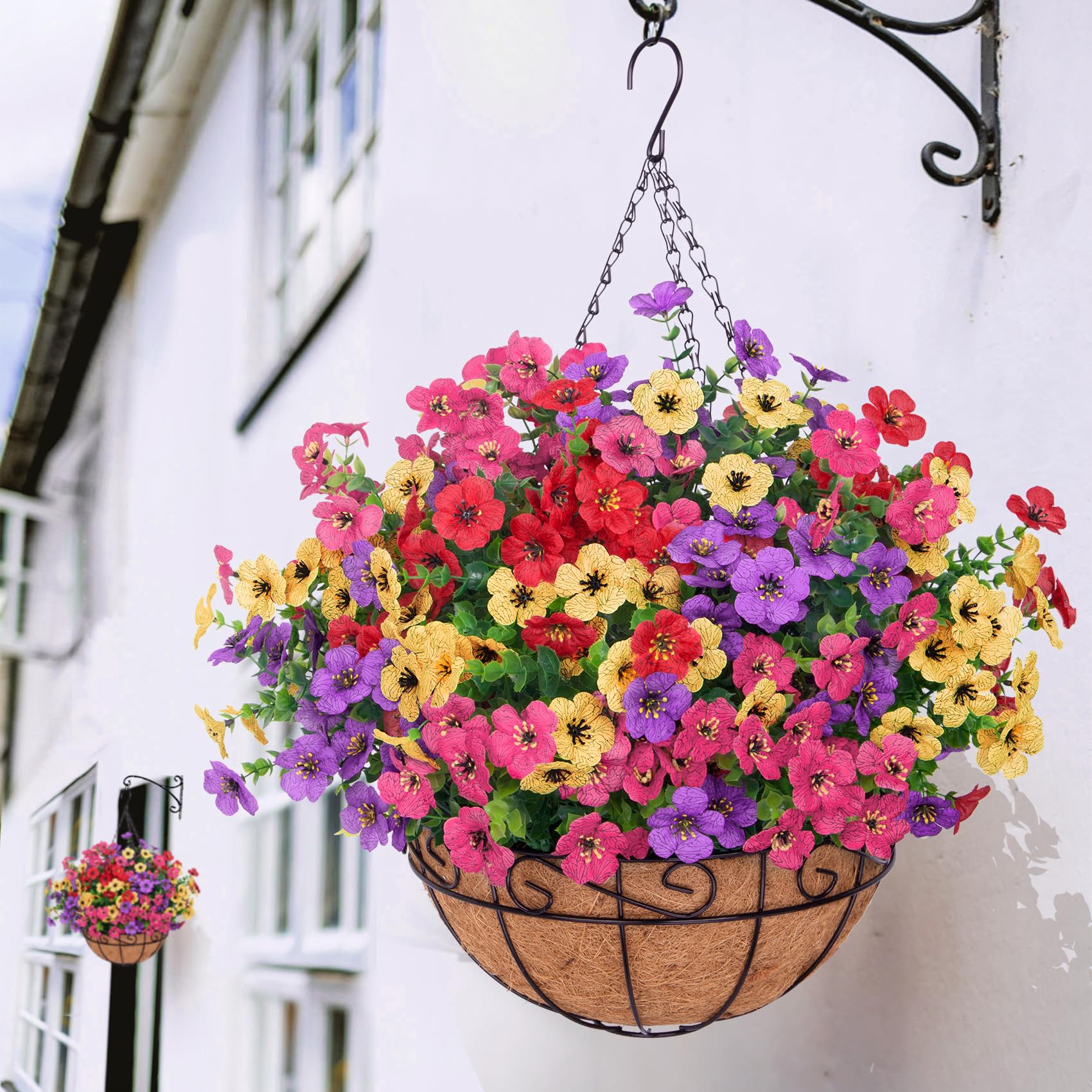 Bassion outdoor decor with adjustable stems lets you tailor fluffiness and fullness.