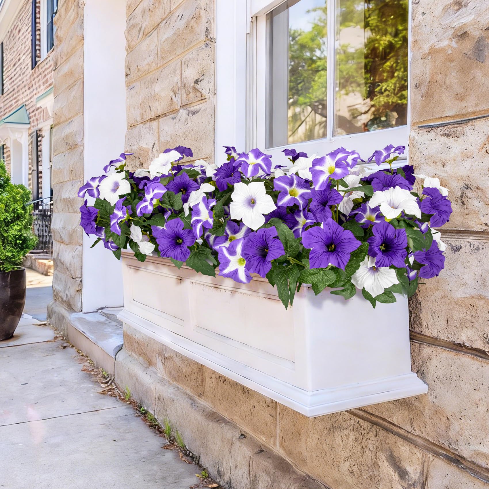 Bassion packaging may flatten flowers; easy to fluff and reshape.