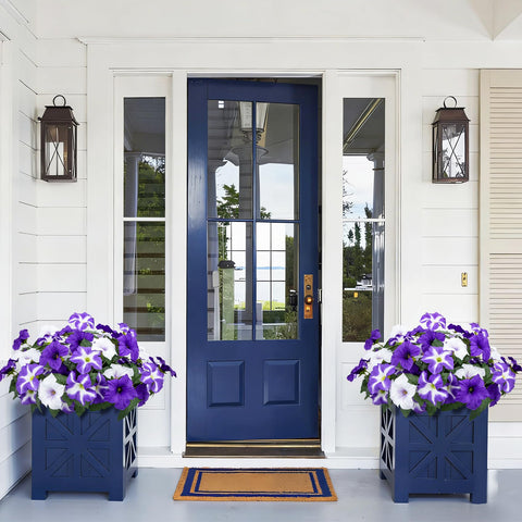 Bassion UV-resistant silk flowers endure sun and rain with no fade.