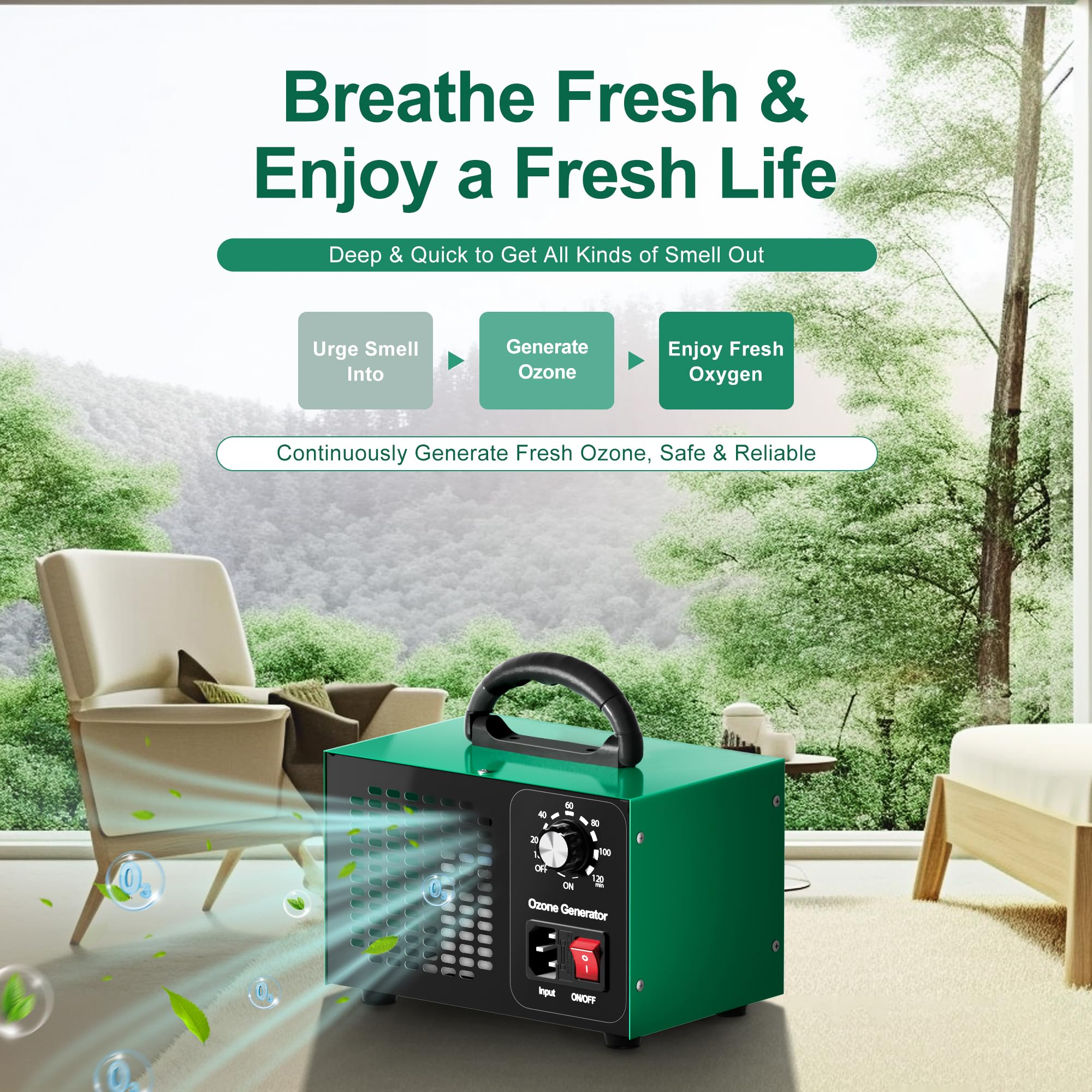 Basvacsh home odor elimination in living spaces for cleaner air