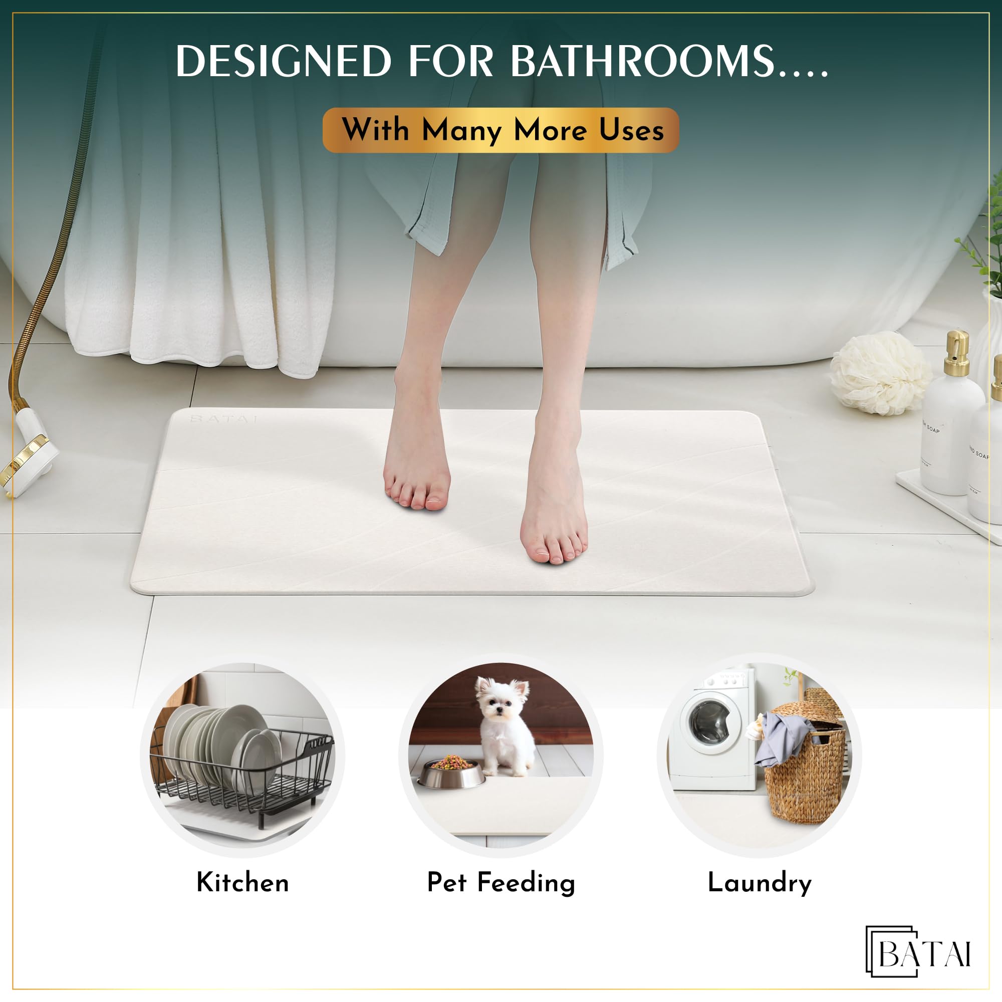 Batai eco-friendly materials emphasize natural diatomite and recycled fibers