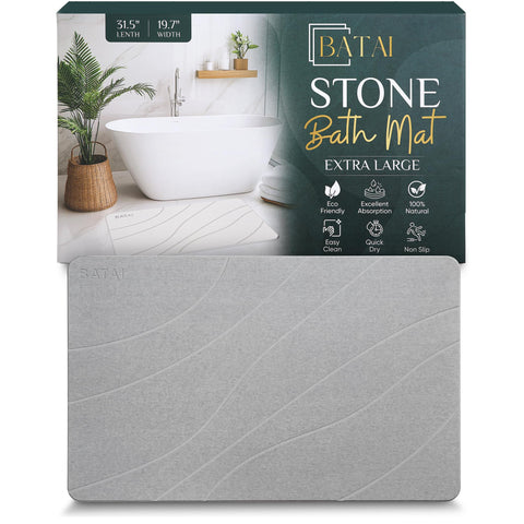 Batai sustainable diatomite materials for eco-friendly bathroom use.