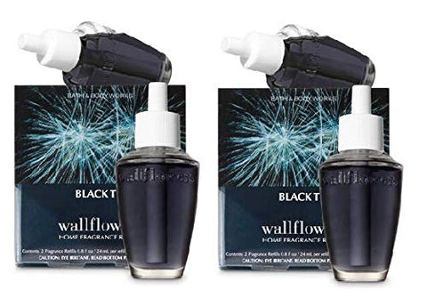 Bath & Body Works Black Tie Wallflowers refill 4-pack delivers continuous fragrance