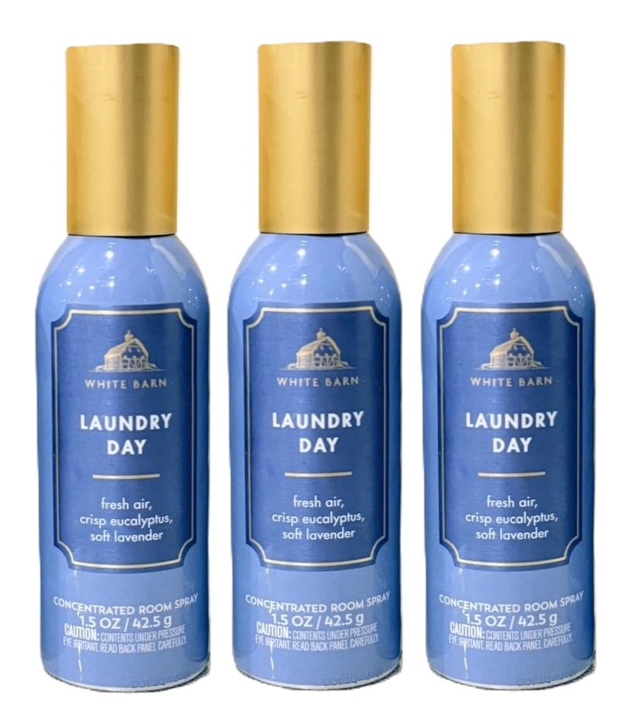 Bath & Body Works Laundry Day room spray bottle for instant, long-lasting fragrance.