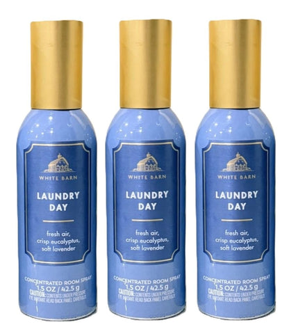 Bath & Body Works Laundry Day room spray bottle for instant, long-lasting fragrance.