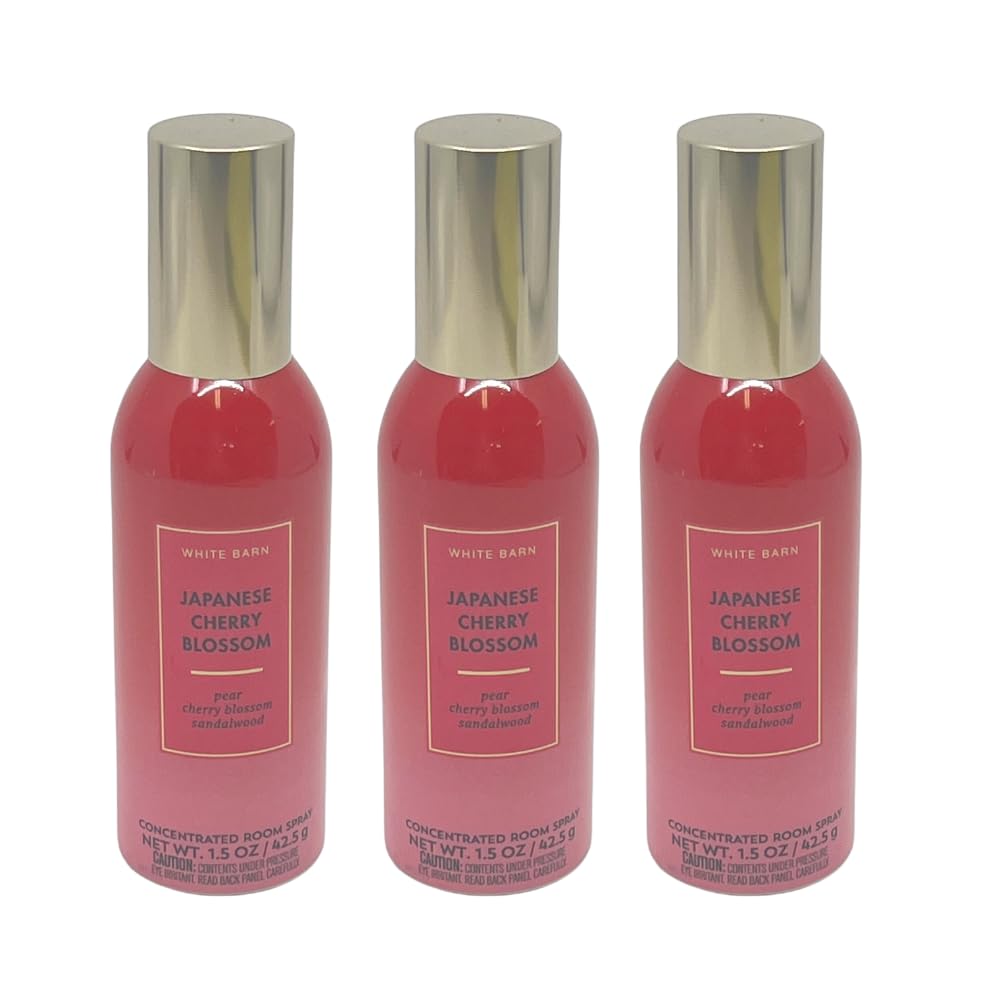 Bath & Body Works Japanese Cherry Blossom room spray bottle for quick fragrance refresh.