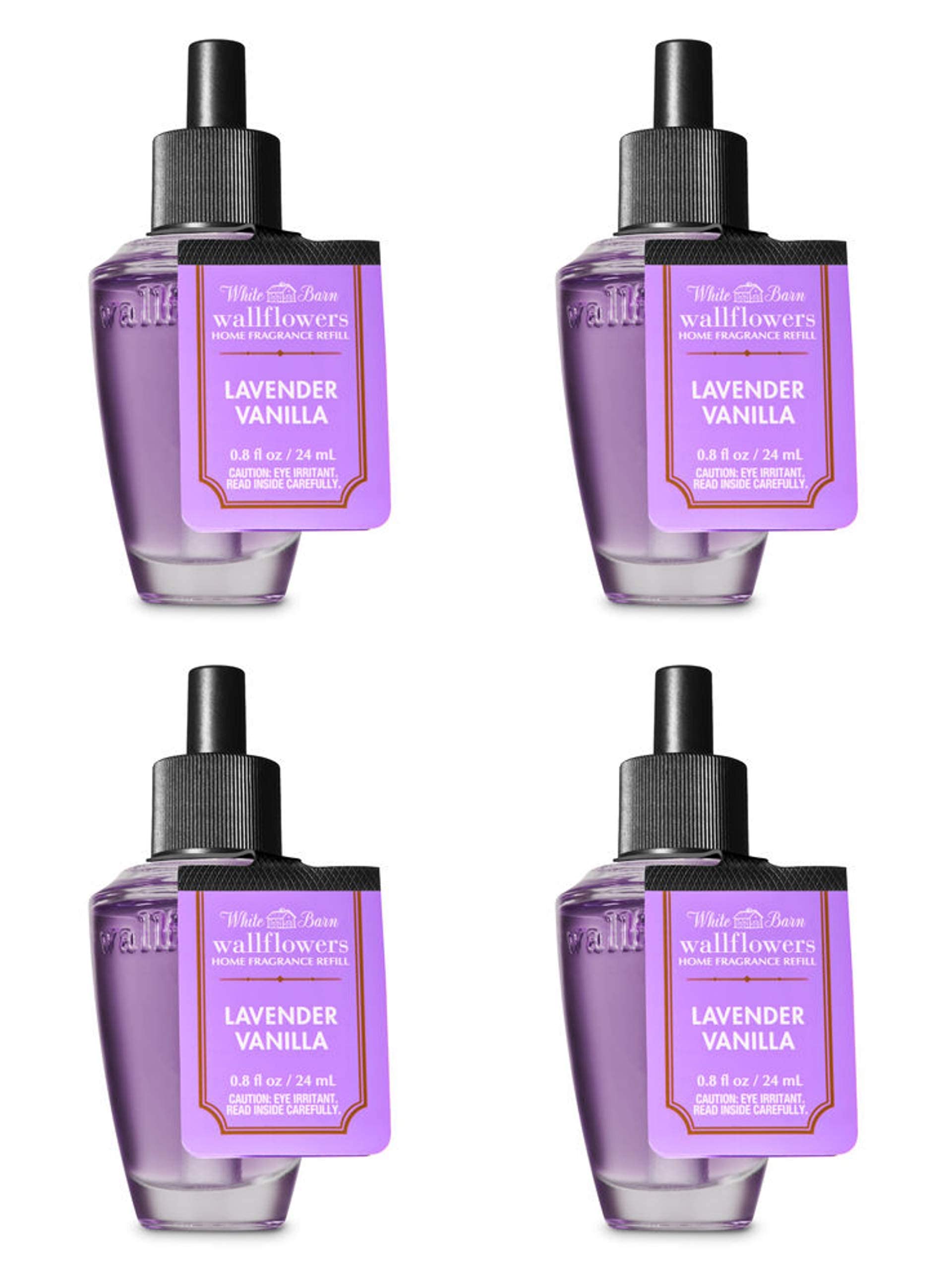 Bath & Body Works Lavender Vanilla Wallflower refill bulbs provide continuous scent and odor control.