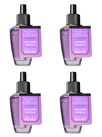 Bath & Body Works Lavender Vanilla Wallflower refill bulbs provide continuous scent and odor control.