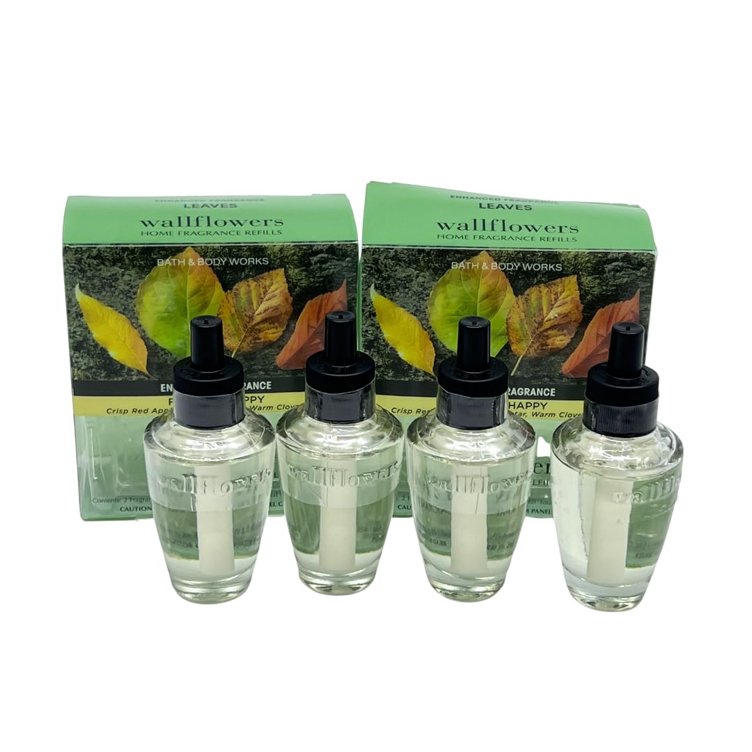Bath and Body Works Leaves four-bulbs refill pack ready to refresh spaces.