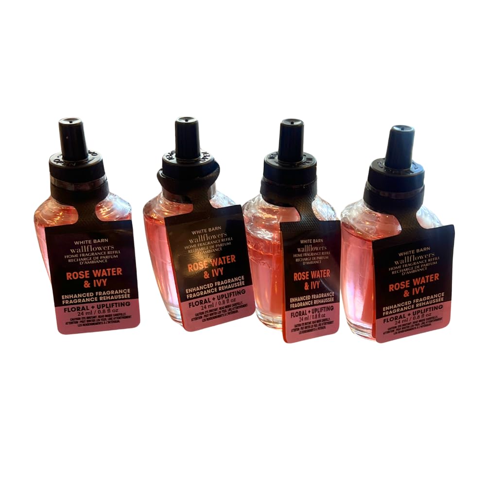 Diffuser-ready layout showing Bath & Body Works Rose Water & Ivy refill