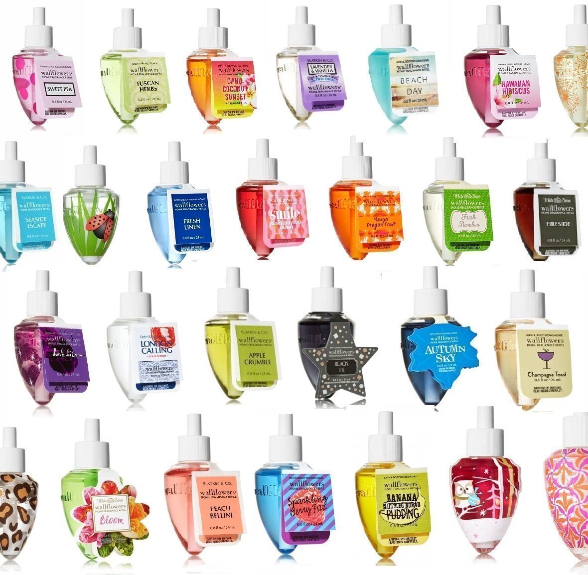 Bath & Body Works wallflower bulbs six-pack for long-lasting, rotating fragrance in every room